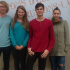 Edo, Zuzana, Jan, Barbora -SVE slovaques à Bordeaux
