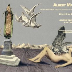Exposition de collages d'Albert Marencin
